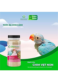 Bột dinh dưỡng cho Vẹt Non, Chim Non GREENABC – Bổ sung dinh dưỡng protein, canxi, lipid - Hộp 280g