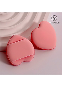Mút tán kem nền, phấn nước trái tim mini LMcation
