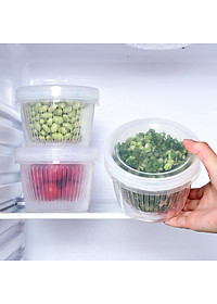 Hộp đựng thực phẩm 2 lớp NAKAYA W/S 500ml - Hàng nội địa Nhật Bản |Made in Japan| |nhập khẩu chính hãng| |K340|