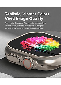 Bộ 2 dán cường lực Apple Watch Ultra 3/2/1 RINGKE Easy Slide Tempered Glass - Hàng Chính Hãng
