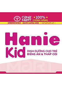 Sữa bột tốt cho bé Nutricare Hanie Kid 0+, dinh dưỡng cho trẻ biếng ăn, suy dinh dưỡng (800g)