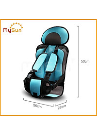 Ghế ngồi ô tô trẻ em giá rẻ có đai an toàn xe hơi cho bé 1 2 3 4 5 đi oto