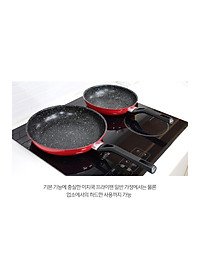 Chảo Easy Seoulcook 24 cm đáy từ chống dính vân đá cao cấp Hàn Quốc, dùng được tất cả các loại bếp / Induction