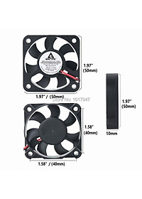 1 Quạt Tản Nhiệt Làm Mát Dc 5volt 2pin 50mm 50x10mm 5cm 5010