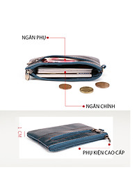Ví nữ DA BÒ THẬT phong cách mới  - BEE GEE VNU1007