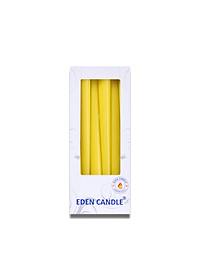 [22 Màu] Hộp 6 Nến Thơm Taper Eden Candle FTRAMART EDC2331 cao 25cm, phù hợp tất cả chân đế nến theo tiêu chuẩn cắm nến taper, Nến hình búp măng non