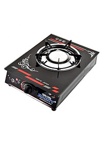 Bếp gas đơn hồng ngoại Rainy mặt kiếng cường lực hoa văn ngẫu nhiên - Hàng chính hãng