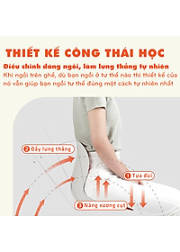 Ghế Công Thái Học Chống Gù, Điều Chỉnh Tư Thế Trẻ Em, Học SInh, Sinh Viên, Văn Phòng Legaxi