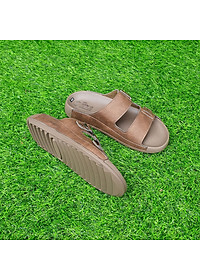 Dép nam siêu nhẹ Trường Hải 2 dây da  bò mềm siêu nhẹ DN159