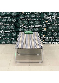 GHẾ - GIƯỜNG XẾP  DUY LỢI THÉP CHÂN DÀI (TẶNG 10 MÓC ÁO KÉP NHỰA CAO CẤP DUY LỢI)