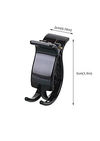 Kẹp Tóc Càng Cua Nhỏ Gọn 3 Răng Làm Từ Nhựa Bền Bỉ Cho Nữ