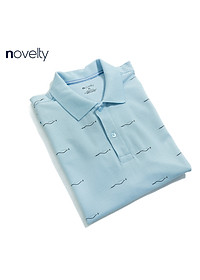 Áo thun nam Polo NOVELTY dệt họa tiết 210134N