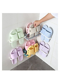 Kệ Để Giày Dép Thông Minh Thanh Treo Khăn Đa Năng, Giá Treo Kẹp Dép Tiện Dụng Treo Tường 3 NGĂN Gấp Gọn Dán Tường - Hàng Loại 1 - CHính Hãng MINIIN