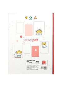 Vở Class Funny Pet - 4 Ly Ngang 200 Trang 58gsm - Hồng Hà 0443 (Mẫu Màu Giao Ngẫu Nhiên)