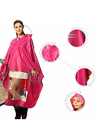 Áo mưa có kính che mặt an toàn - Giao màu ngẫu nhiên