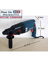 (LOẠI 1) Máy Khoan Đục Bê Tông 1200W,  3 Chế Độ 2 - 26 Cam kết 100% Ruột Đồng Máy Khỏe Chạy Êm Bền