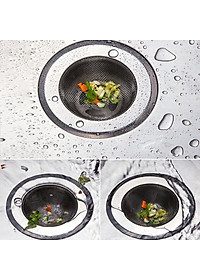 Lưới Lọc Rác, Lưới Inox Lọc Rác Bồn Rửa Chống Tắc Nghẽn Không Gỉ - Hàng Chính Hãng MINIIN Loại 1