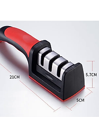Dụng cụ mài dao kéo KGZ08 đa năng cực sắc bén dễ sử dụng, tốc độ nhanh tiện lợi (màu ngẫu nhiên) 3rãnh- Hàng chính hãng