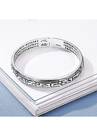 Vòng tay Om Mani Padme Hum khắc Bát nhã tâm kinh