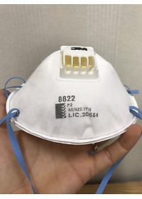 5 Cái  Khẩu Trang 3M 8822 có van, lọc bụi, lọc vi khuẩn, cực tốt