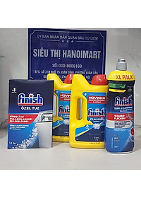 Bột rửa bát Finish 2,5kg + muối 1,2kg + bóng 750ml ( Hàng chính hãng )