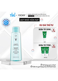 Nước cân bằng cấp ẩm dành cho da nhạy cảm Vichy Purete Thermale Perfecting Toner 200ml