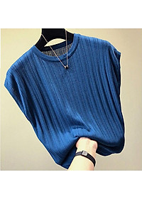 Áo len nữ ngắn tay trơn cổ tròn nhiều màu Haint Boutique Al15