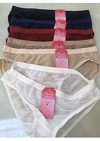 Combo 5 Quần Lót Nữ Bông Ép Mềm Mại Belle 2389 – Ôm Dáng, Thoáng Mát, Size Đa Dạng