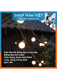 [Cao Cấp] Dây Led Ping Pong G50 Siêu Bền Chịu Mưa Nắng Trang Trí Ngoài Trời - Chính Hãng NAVIVU