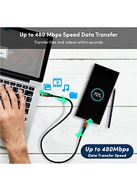 Dây sạc type C to C PROLiNK GCC_60_01 dài 1M, sạc siêu nhanh 60W, dành cho Samsung, Xiaomi, iPad Pro - Hàng chính hãng