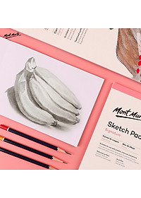 GIấy vẽ sổ vẽ Sketch truyền thần Mont Marte, chân dung ngành kiến trúc mỹ thuật - B12