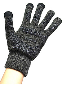 Găng tay len cảm ứng điện thoại màu XÁM -  SP190918252