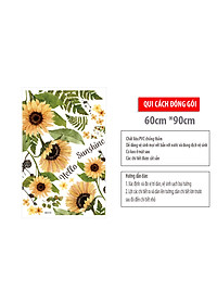 Sticker Giấy Dán Tường Decal Dán tường Mẫu Hoa Lá Cực Xinh ZH017