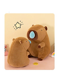 Gấu bông Chuột Capybara Thú nhồi bông Capybara Bộ trưởng Bộ Ngoại Giao đáng yêu 30cm Thú Bông Quà Tặng Gấu Bông Kỳ Lân
