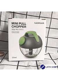 Dụng Cụ Băm/Xay Hành Tỏi, Rau Củ Mini Hình Con Vật Ngộ Nghĩnh Lock&Lock CKS321, Lưỡi Dao Bằng Thép Không Gỉ - Hàng Chính Hãng