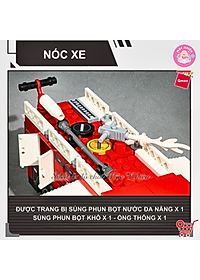 Đồ chơi lắp ráp xếp hình Qman 12022 - Cứu hoả trạm xăng nhiên liệu (275 chi tiết) - Dành cho bé từ 6 tuổi