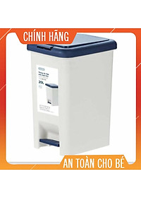 Thùng rác đạp chữ nhật Inochi 20L (tiêu chuẩn Nhật Bản)
