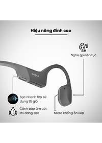 Tai Nghe Bluetooth Thể Thao Truyền Âm Thanh Qua Xương SHOKZ OPEN RUN S803 - Hàng chính hãng