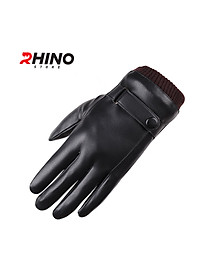 Găng tay da nam nữ chống nước cảm ứng điện thoại Rhino G903 Găng tay đi xe máy lót nỉ Siêu Ấm