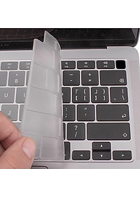 Miếng phủ bàn phím cho MacBook Air 13.3 New 2020 hiệu JCPAL FitSkin Clear Tpu siêu mỏng 0.2 mm - Hàng nhập khẩu
