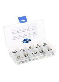 Hộp 100 Cầu Chì Ống Thuỷ Tinh (5x20mm) (0.2A-0.5A-1A-2A-3A-5A-8A-10A-15A-20A)