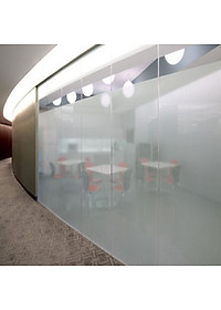 Giấy dán kính trơn nhám không hoa văn - khổ 1,2m có sẵn keo