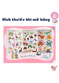Bảng gấp thông thái - My First Learning chart (Dành cho bé từ 1 tuổi) - Lalala Baby