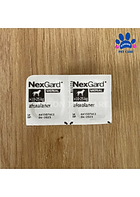 Viên nhai Nexgard trị ve rận, bọ chét cho chó (1 viên) - 4-10kg