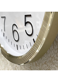 Đồng hồ treo tường Nhật Bản Rhythm CMG494BR18 ,Kích thước 36.0 x 4.4cm, 855g, Vỏ nhựa cao cấp, dùng PIN