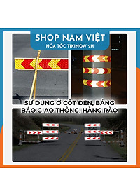 Băng Keo Phản Quang Hình Mũi Tên Cảnh Báo Ban Đêm