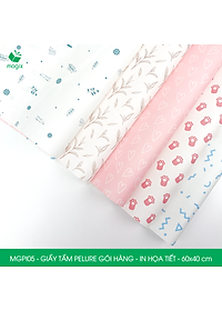MGPI05 - Combo 50 tấm giấy Pelure gói hàng in họa tiết - 60x40 cm