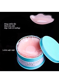 Hộp 10 Miếng Dán Ngực Silicon Siêu Tiện Lợi Tái Sử Dụng Nhiều Lần