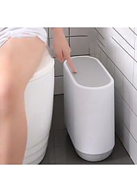 Thùng Rác Thông Minh Nhấn Nắp 10Lít 3 Ngăn Chống Đổ Kín Mùi Cao Cấp - Phóng Cách Hiện Đại - Chất Liệu ABS Cao Cấp Chính Hãng MINIIN