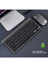 Bộ Bàn phím không dây mini K908 - đa kết nối bluetooth 5.0 + Usb wireless 2.4G cho máy tính laptop điện thoại